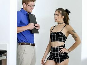 Сексуальное тестирование ученицы колледжа на дому